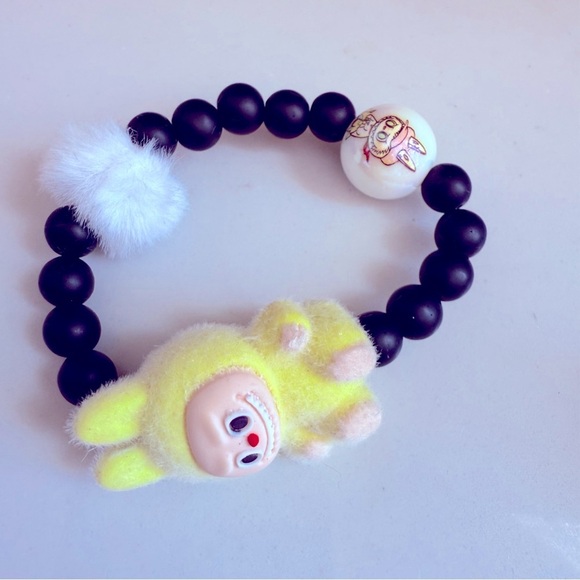 NWOT 1 Handmade Labubu Beaded Bracelets for Kids - Picture 5 of 7